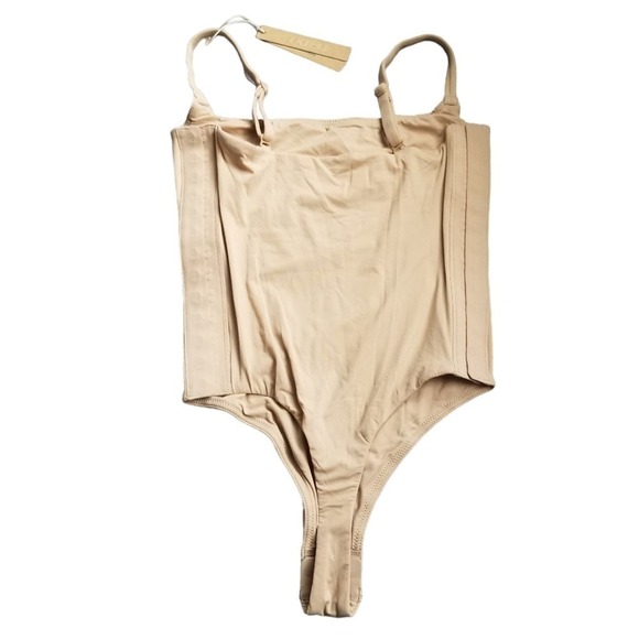 SKIMS FITS EVERYBODY ADAPTIVE BODYSUIT Top Clay Size XS - Picture 2 of 4